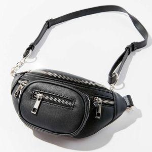 Urban Outfitters Danni Chain Strap Belt Bag in Black